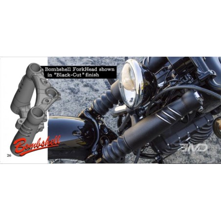 EMD Fork tube cover Bombshell short 39 | EMD Motorcycles